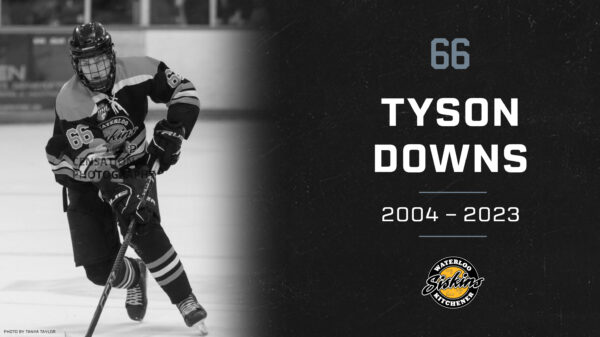 Kitchener-Waterloo Siskins Release Statement on the Passing of Tyson Downs